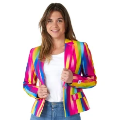 Hot Oppo Merchandise Group B.V. OppoSuits Rainbow Glaze Dame Blazer