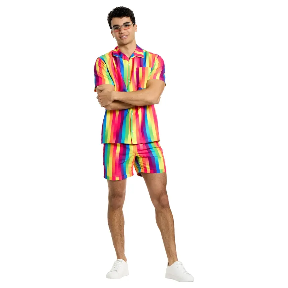 Oppo Merchandise Group B.V. OppoSuits Rainbow Glaze Shorts Jakkesæt - Tøj|Udklædningskostumer