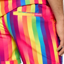 Oppo Merchandise Group B.V. OppoSuits Rainbow Glaze Shorts Jakkesæt - Tøj|Udklædningskostumer
