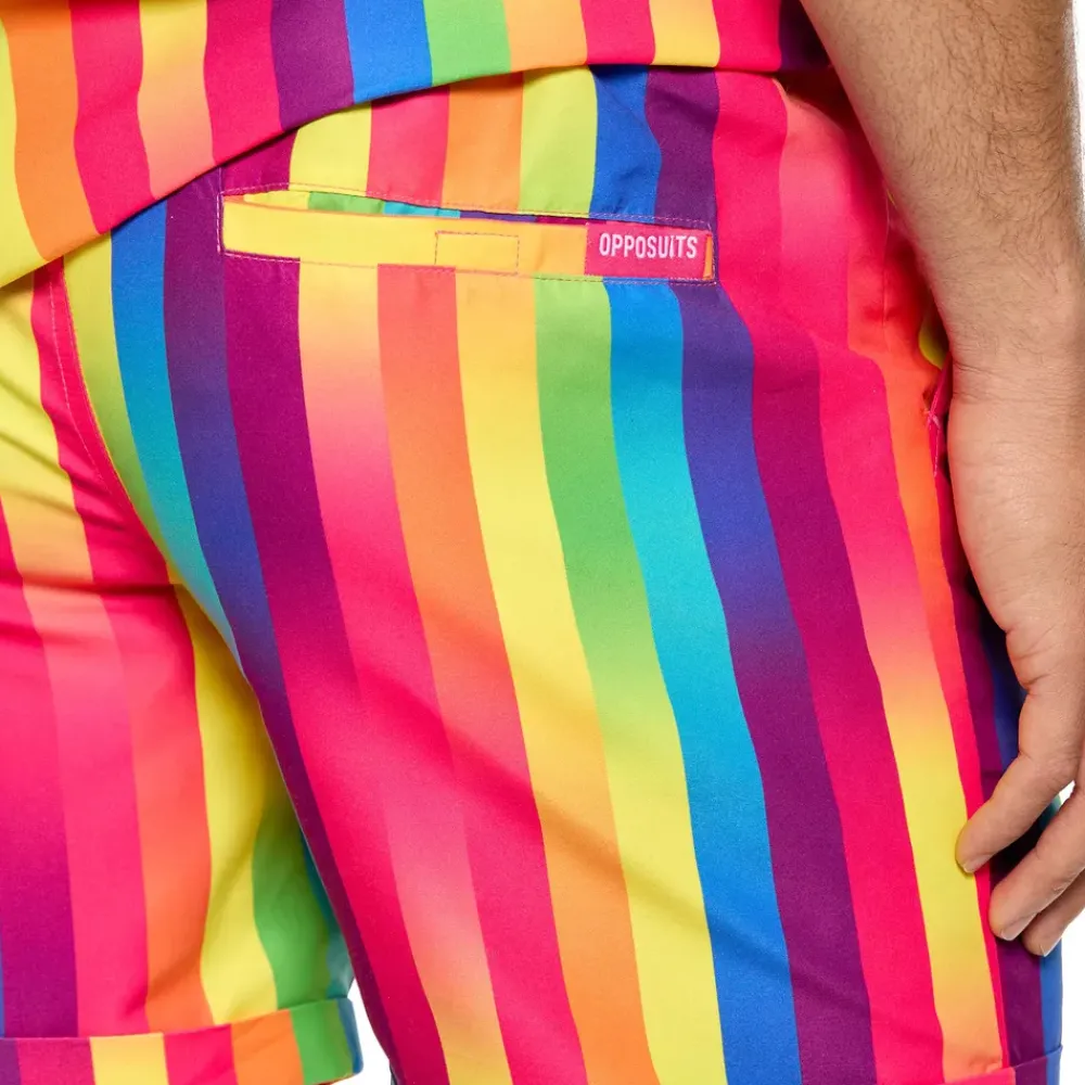 Oppo Merchandise Group B.V. OppoSuits Rainbow Glaze Shorts Jakkesæt - Tøj|Udklædningskostumer