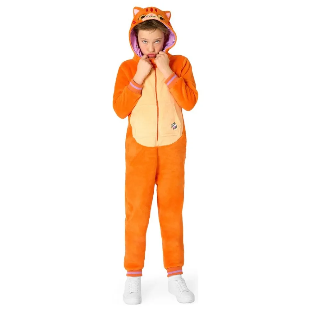 Best Oppo Merchandise Group B.V. OppoSuits Rød Kat Børne Onesie