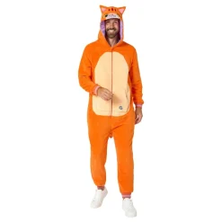 Oppo Merchandise Group B.V. OppoSuits Rød Kat Onesie - Tøj|Udklædningskostumer
