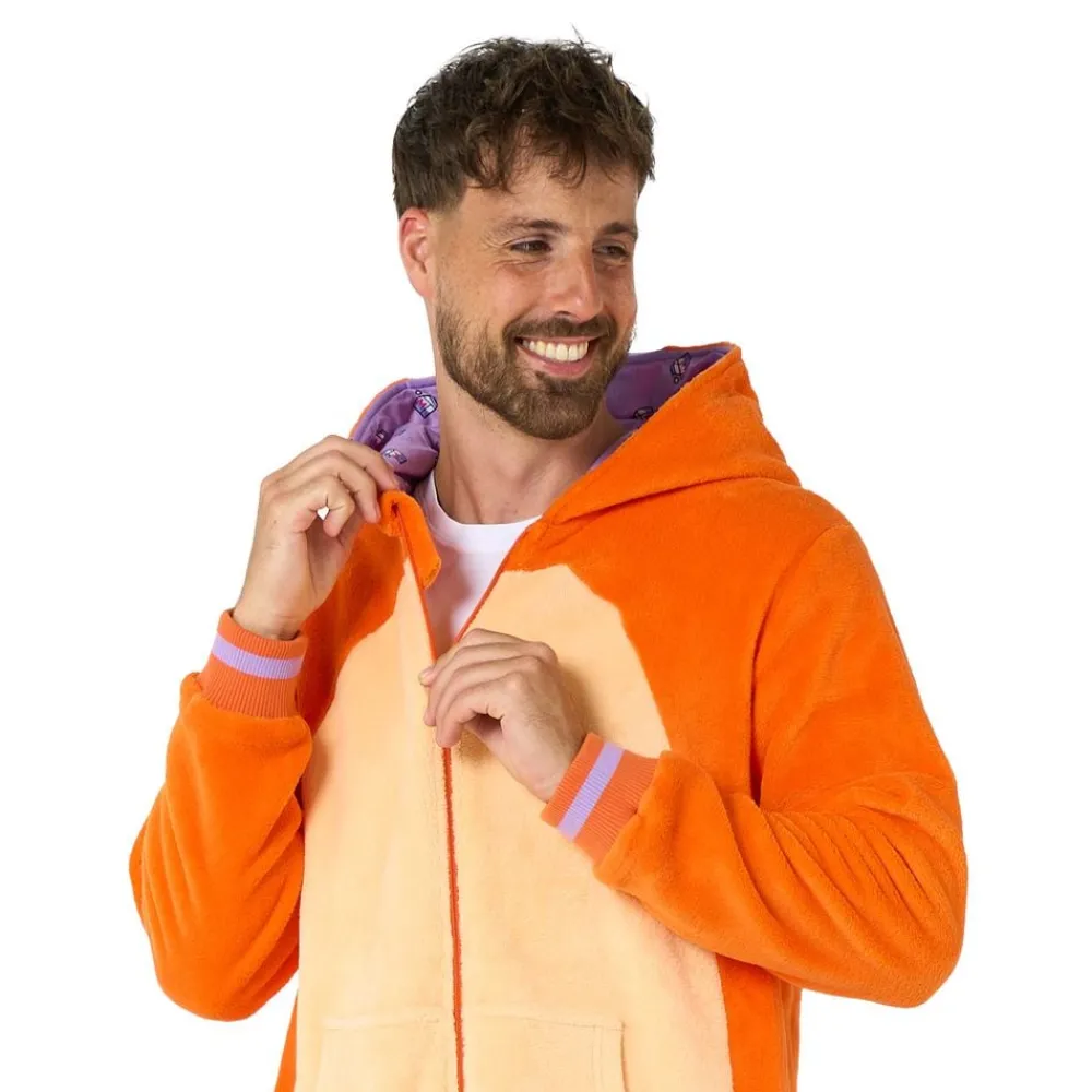Oppo Merchandise Group B.V. OppoSuits Rød Kat Onesie - Tøj|Udklædningskostumer