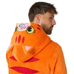 Oppo Merchandise Group B.V. OppoSuits Rød Kat Onesie - Tøj|Udklædningskostumer