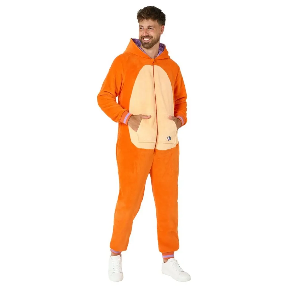 Oppo Merchandise Group B.V. OppoSuits Rød Kat Onesie - Tøj|Udklædningskostumer