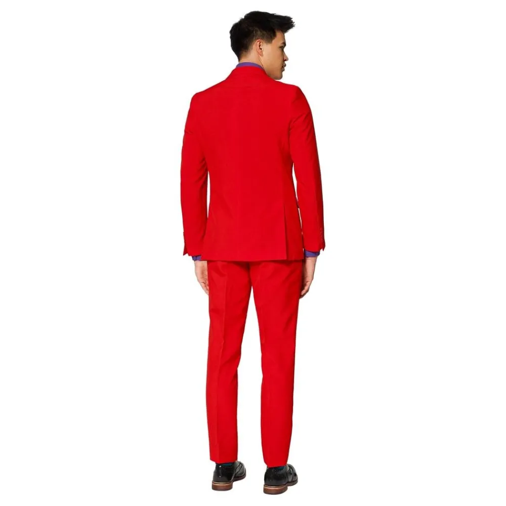 Oppo Merchandise Group B.V. OppoSuits Red Devil Jakkesæt - Tøj|Udklædningskostumer