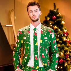 Oppo Merchandise Group B.V. OppoSuits Santaboss Jakkesæt - Tøj|Udklædningskostumer