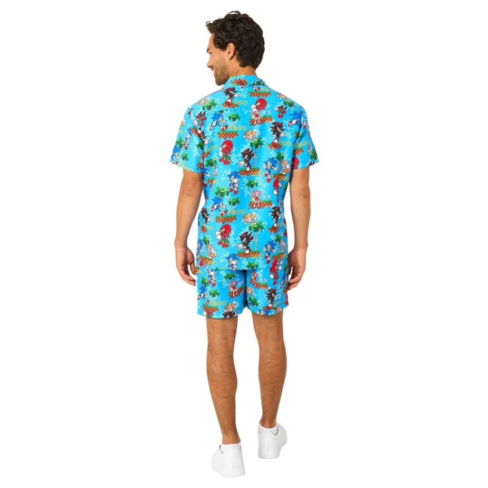 Online Oppo Merchandise Group B.V. OppoSuits Sonic™ Green Hill Shorts jakkesæt