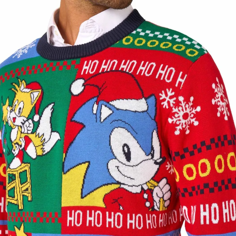 Oppo Merchandise Group B.V. OppoSuits Sonic Juletrøje - Merchandise
