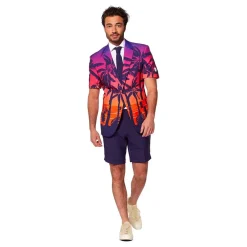 Oppo Merchandise Group B.V. OppoSuits Suave Sunset Jakkesæt med Shorts - Tøj|Udklædningskostumer