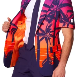 Oppo Merchandise Group B.V. OppoSuits Suave Sunset Jakkesæt med Shorts - Tøj|Udklædningskostumer