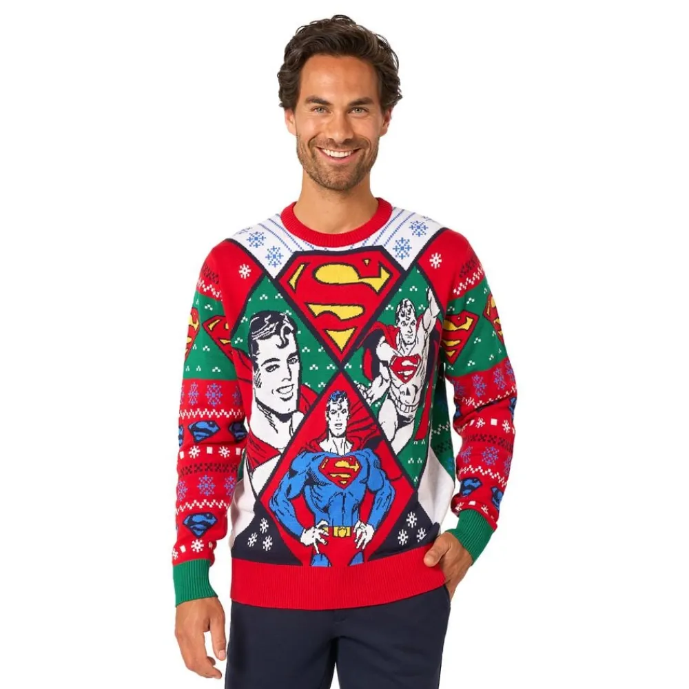 Outlet Oppo Merchandise Group B.V. OppoSuits Superman Juletrøje