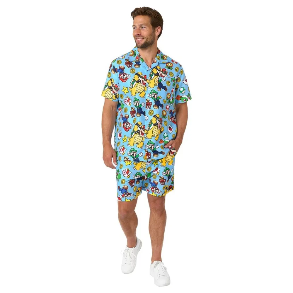 Oppo Merchandise Group B.V. OppoSuits Super Mario™ Group Shorts jakkesæt - Tøj|Udklædningskostumer