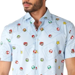 Oppo Merchandise Group B.V. OppoSuits Super Mario Skjorte - Tøj|Udklædningskostumer