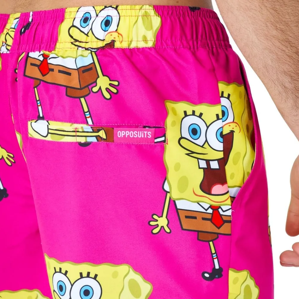 Hot Oppo Merchandise Group B.V. OppoSuits SvampeBob Firkant Lyserøde Shorts Jakkesæt