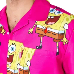 Hot Oppo Merchandise Group B.V. OppoSuits SvampeBob Firkant Lyserøde Shorts Jakkesæt