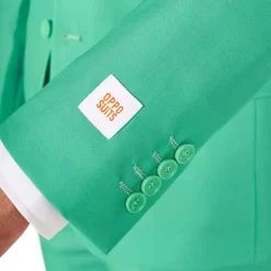 Oppo Merchandise Group B.V. OppoSuits Trendy Turquoise Jakkesæt - Tøj|Udklædningskostumer