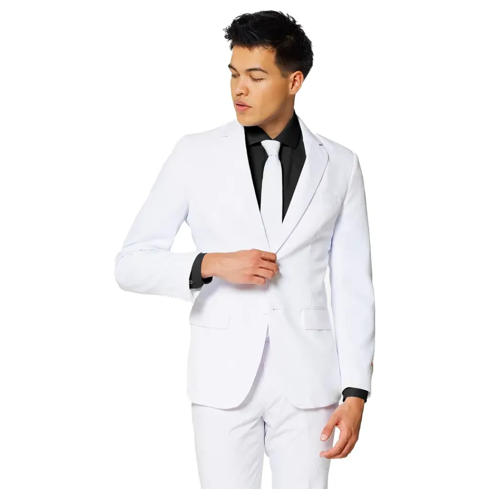 Oppo Merchandise Group B.V. OppoSuits White Knight Jakkesæt - Tøj|Udklædningskostumer