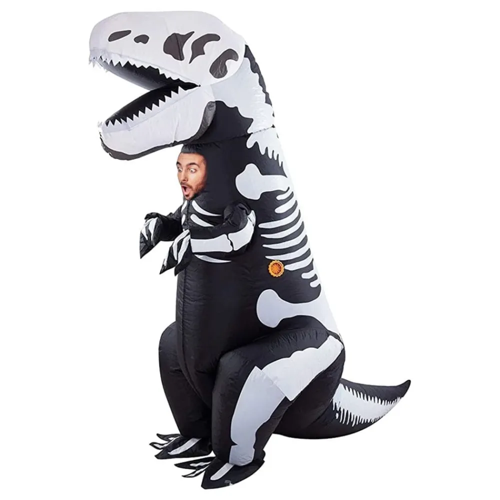 Online Original Cup SAS Oppusteligt T-Rex Skelet Kostume