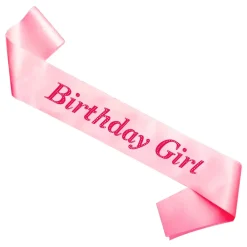 Henbrandt Europe B.V. Ordensbånd Birthday Girl Lyserød - Tilbehør