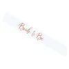 Sale PartyDeco sp. z o.o. Ordensbånd Bride To Be Hvid/Rosé