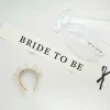 CG Global Products Ltd Ordensbånd Bride to Be Hvid/Sort - Tilbehør