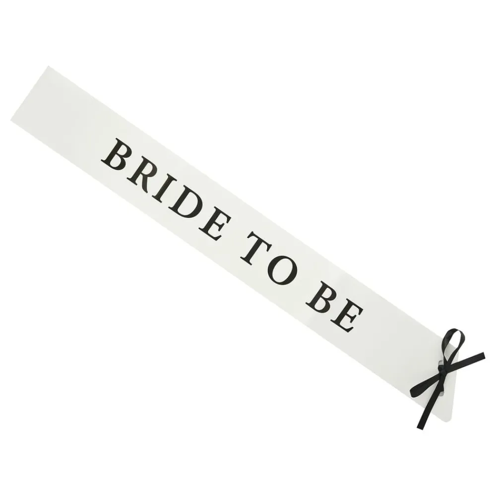 CG Global Products Ltd Ordensbånd Bride to Be Hvid/Sort - Tilbehør