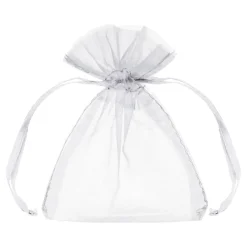 PartyDeco sp. z o.o. Organza poser Hvid - Oppyntning|Gaveindpakning