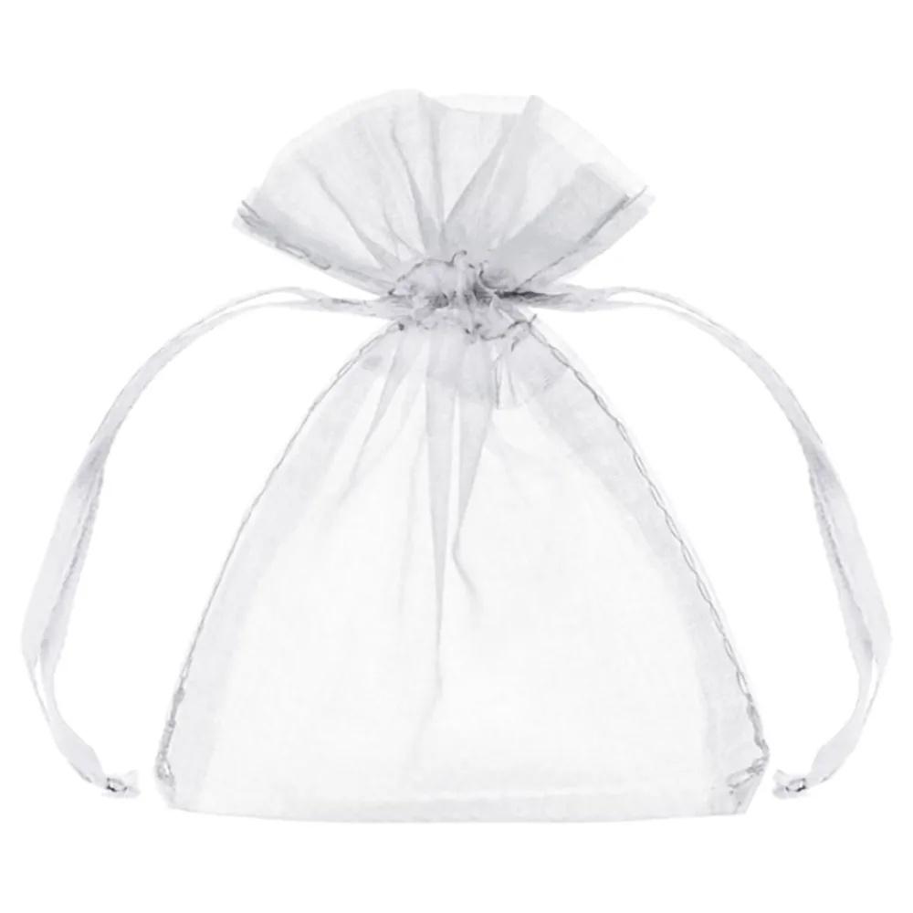 PartyDeco sp. z o.o. Organza poser Hvid - Oppyntning|Gaveindpakning