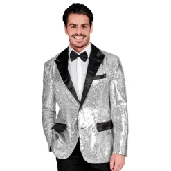 Widmann S.r.l. Pailletblazer Mr. Silver - Tøj|Tilbehør