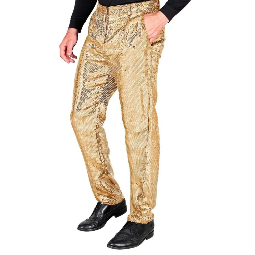 New Widmann S.r.l. Pailletbukser Herre Guld