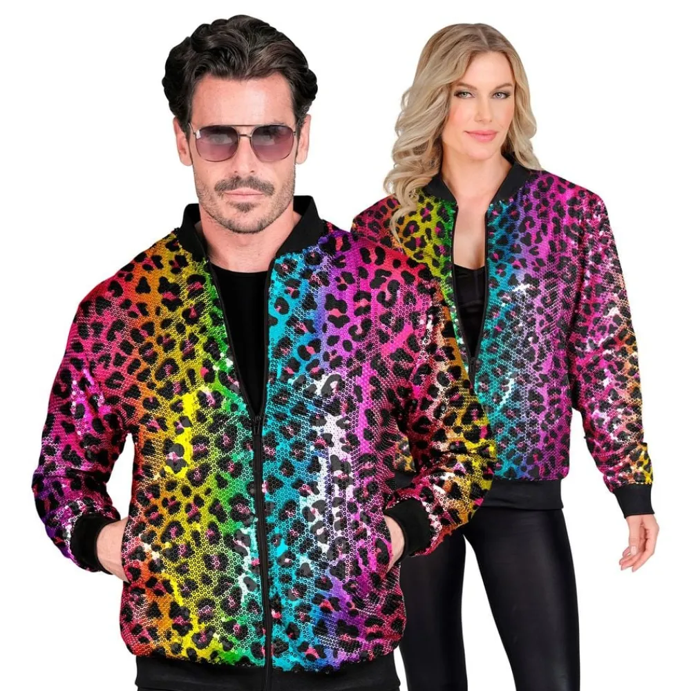 Clearance Widmann S.r.l. Palietjakke Rainbow Leopard