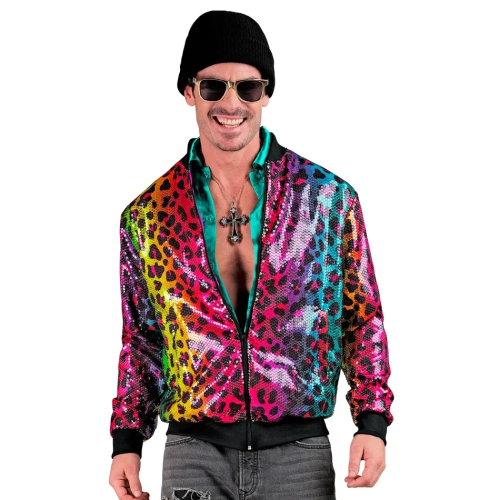 Clearance Widmann S.r.l. Palietjakke Rainbow Leopard