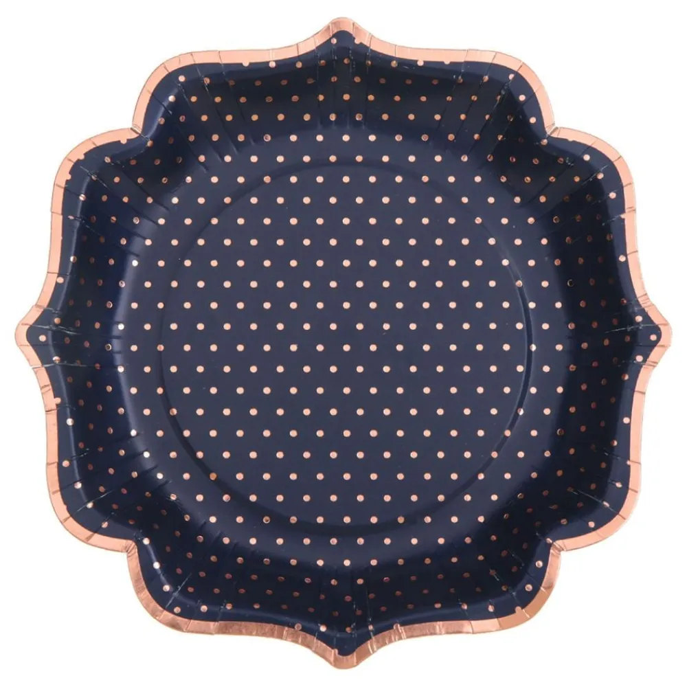 New Santex Papasietter Prikkede Navy/Rosaguld