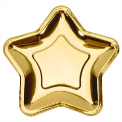 Discount PartyDeco sp. z o.o. Papirasiet Stjerne Guld Metallic