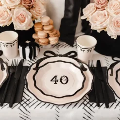 PartyDeco sp. z o.o. Papirasietter Hello 40 Roset - Borddækning