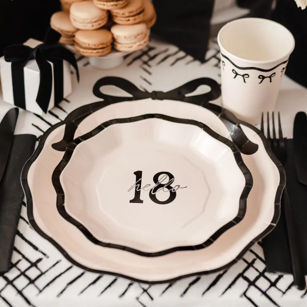 PartyDeco sp. z o.o. Papirasietter Hello 18 Roset - Borddækning