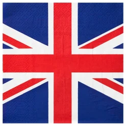 Design House 95 AB Papirservietter Britiske Flag - Borddækning