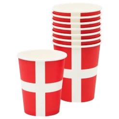 Design House 95 AB Papkrus Danske Flag - Borddækning