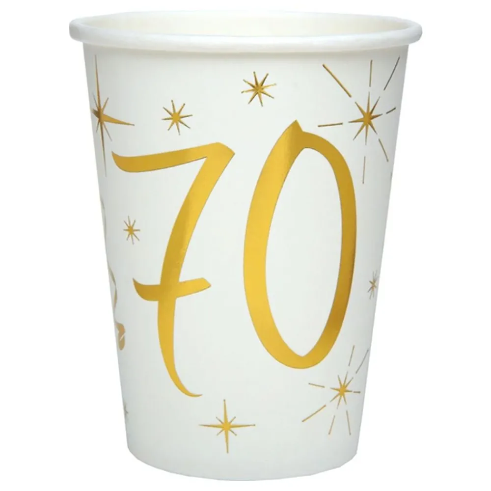 Santex Papkrus 70 Guld/Hvid