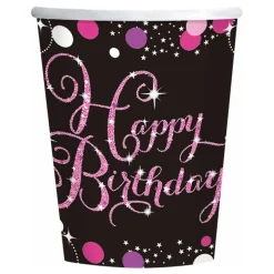 Reithmüller Europe GmbH Papkrus Happy Birthday Lyserød Sparkling - Borddækning