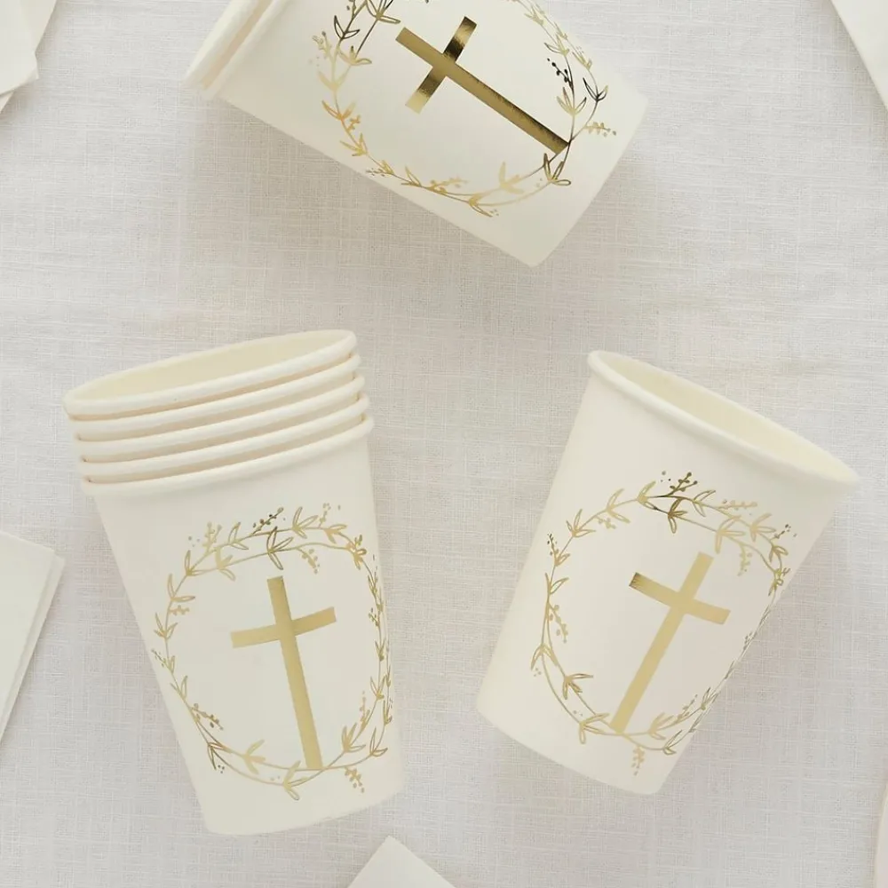 CG Global Products Ltd Papkrus Kors Guld - Borddækning