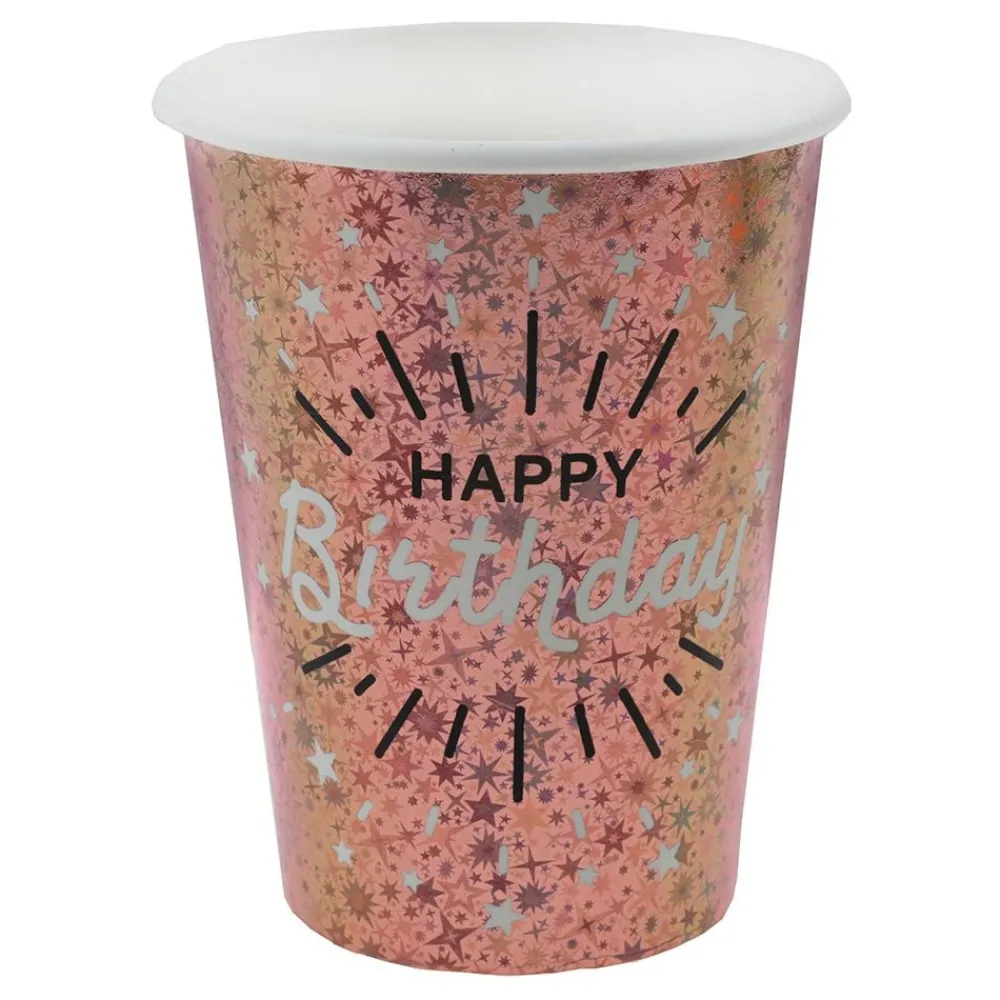 Sale Santex Papkrus Sparkling Happy Birthday Rosaguld