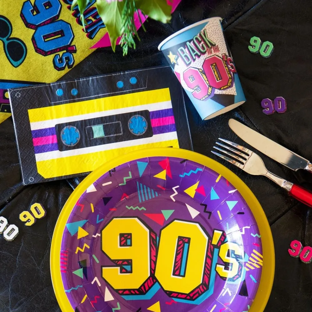 Santex Papkrus 90's Party - Borddækning