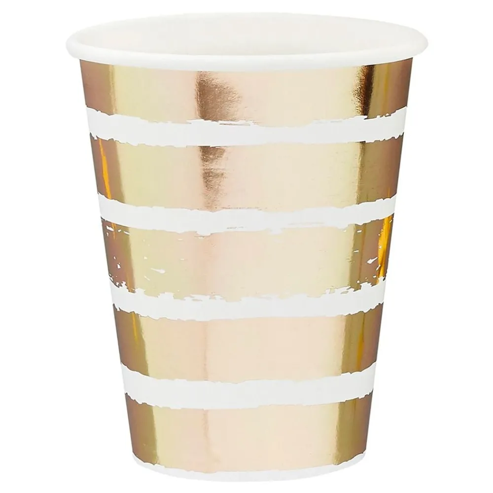 Discount CG Global Products Ltd Papkrus Stribede Guld Metallic