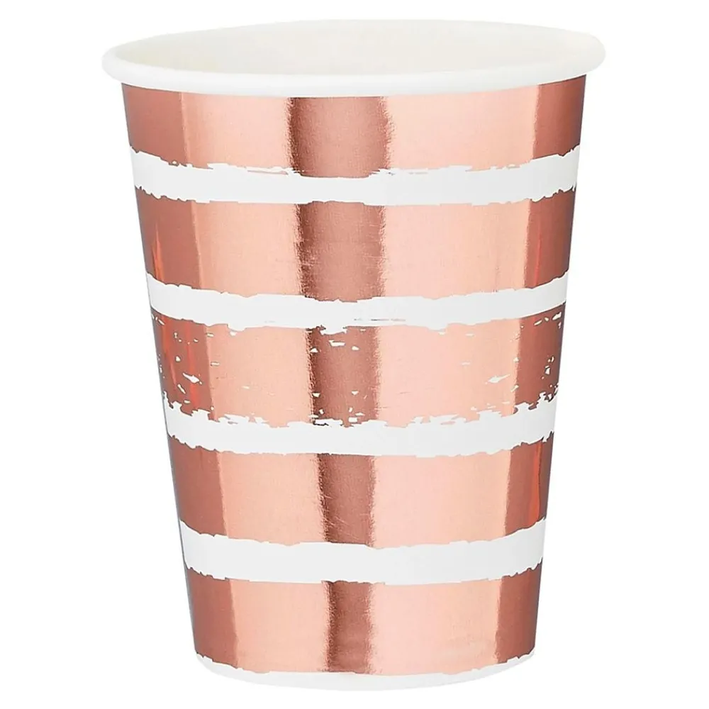 CG Global Products Ltd Papkrus Stribede Rosaguld Metallic - Oppyntning|Borddækning