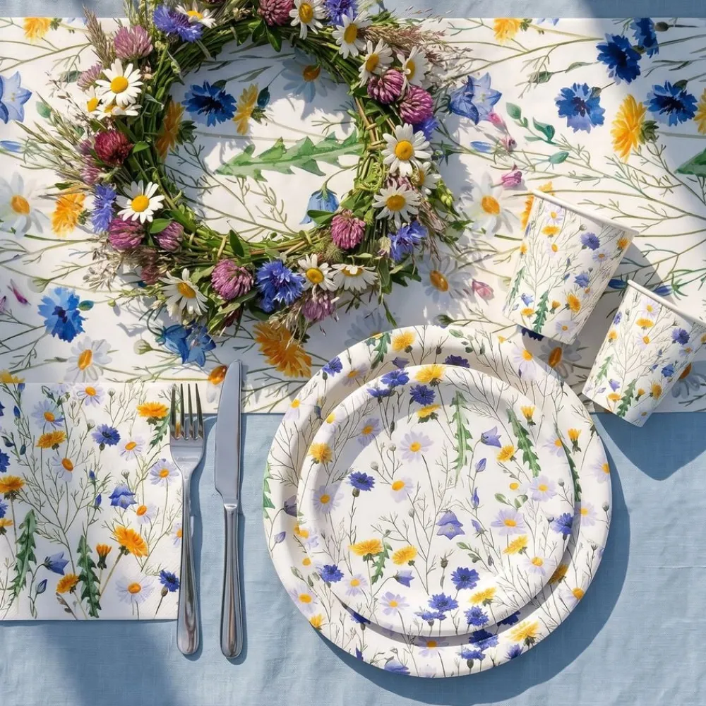 Dynäs Import AB Papkrus Svensk Midsommer Store - Borddækning