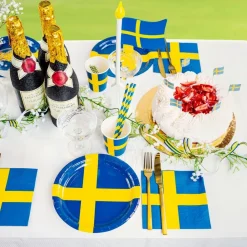 Design House 95 AB Papsugerør Svenske Flag