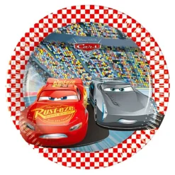 Discount Globos Europe B.V. Paptallerkener Biler/Cars 3