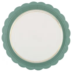Santex Paptallerkener Dusty Green - Borddækning
